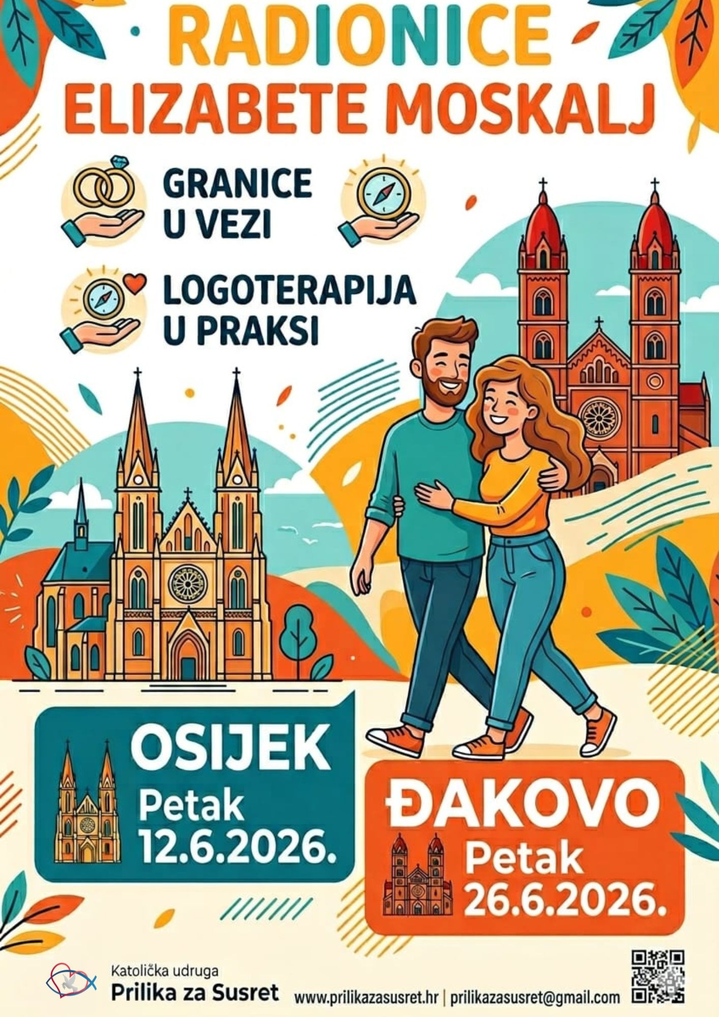 Plakat — Radionica Prilike za Susret u Osijeku i Đakovu