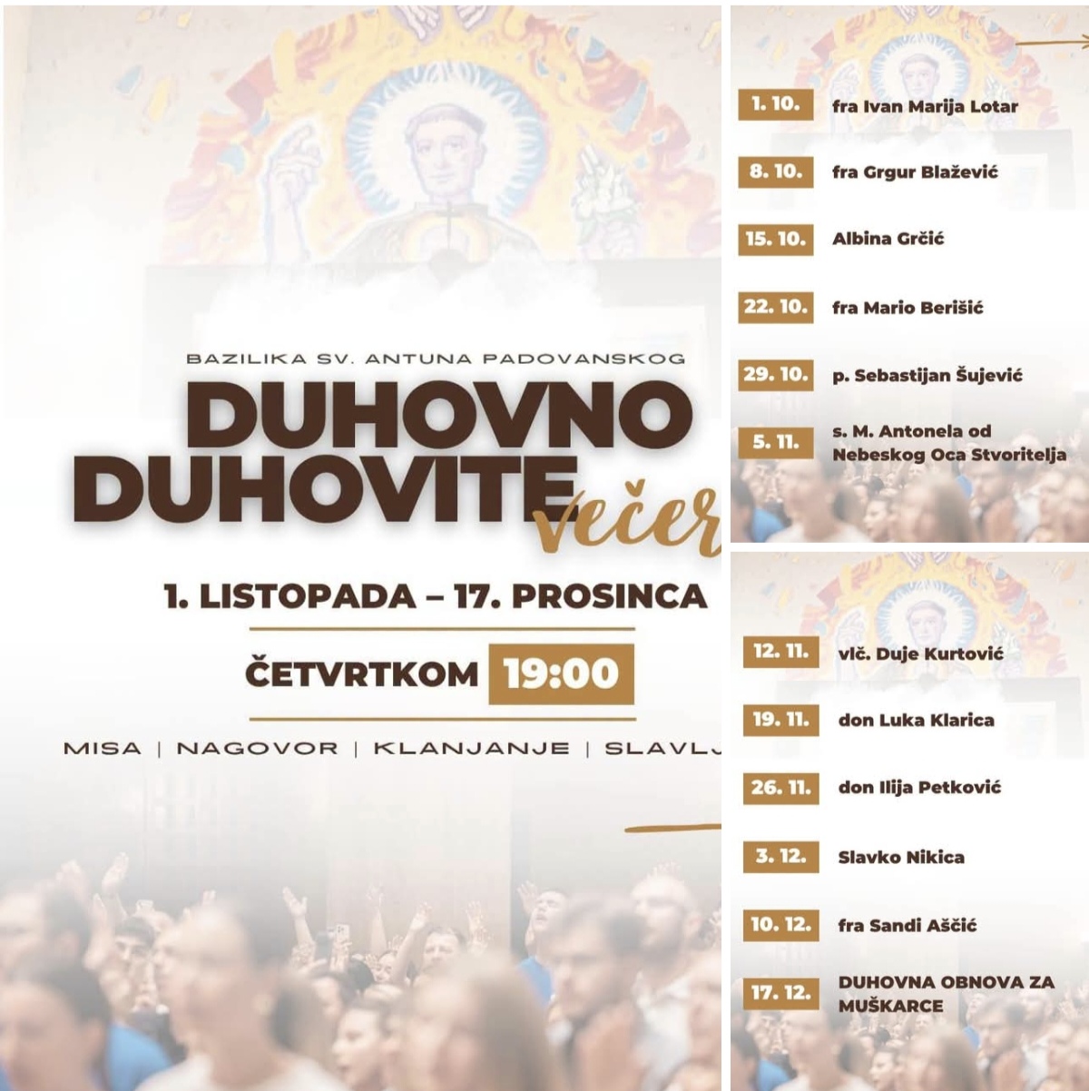 Duhovno-Duhovite večeri