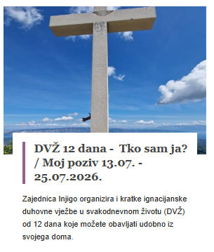 Plakat — Duhovne vježbe u svakodnevici - 12 dana