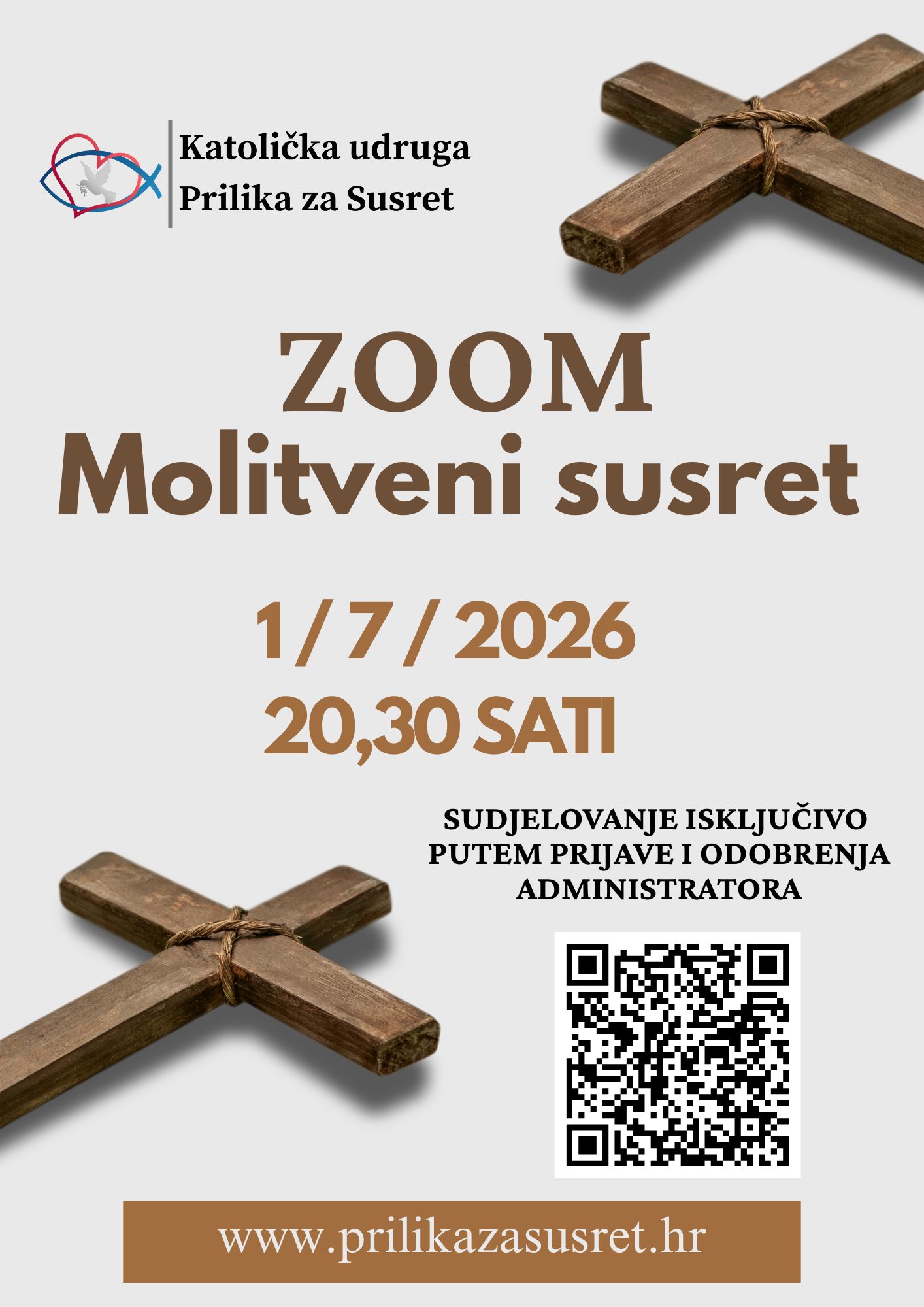 Plakat — ZOOM molitveni susret